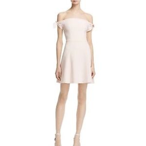 French Connection off the shoulder fit and flare